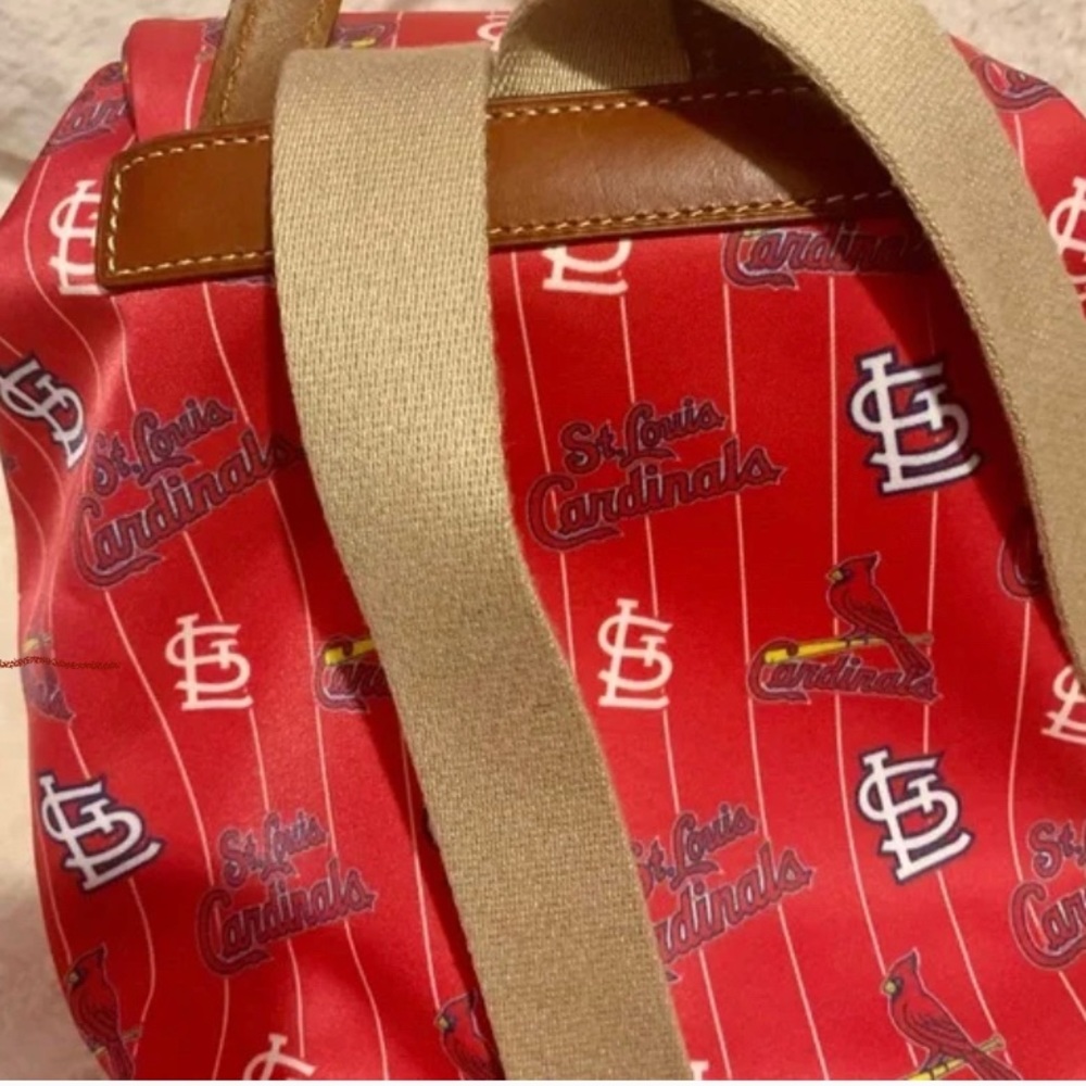 Dooney and Bourke Cardinals Red Med Murphy Backpack. NWOT